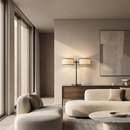 Daphna Dual - Shade Table Lamp - Zelno Lighting