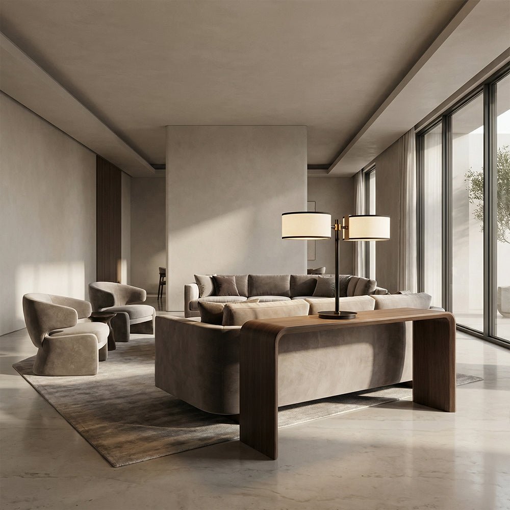 Daphna Dual - Shade Table Lamp - Zelno Lighting
