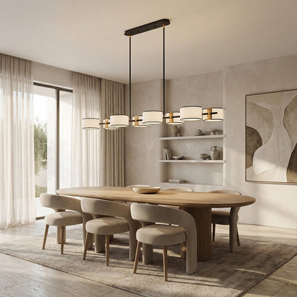 Daphna Linear Chandelier - Zelno Lighting