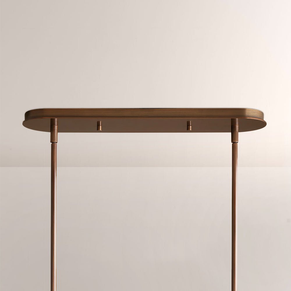 Daphna Linear Metal Drum Chandelier - Zelno Lighting
