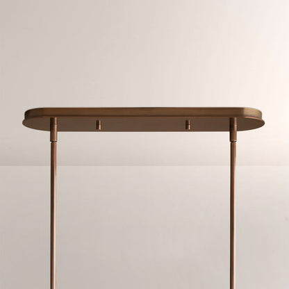 Daphna Linear Metal Drum Chandelier - Zelno Lighting