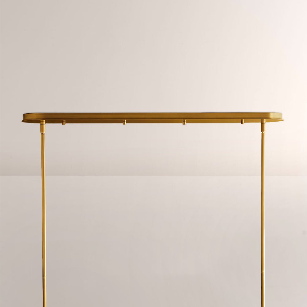 Daphna Linear Metal Drum Chandelier - Zelno Lighting