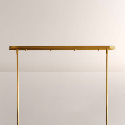 Daphna Linear Metal Drum Chandelier - Zelno Lighting