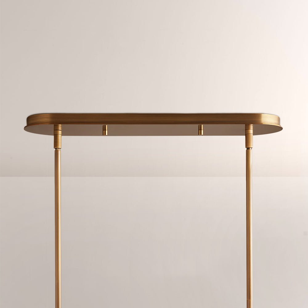 Daphna Linear Metal Drum Chandelier - Zelno Lighting