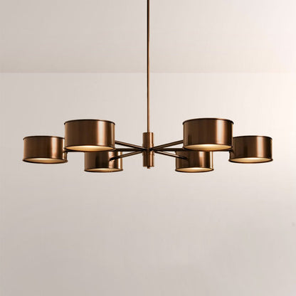 Daphna Metal Round Chandelier - Zelno Lighting