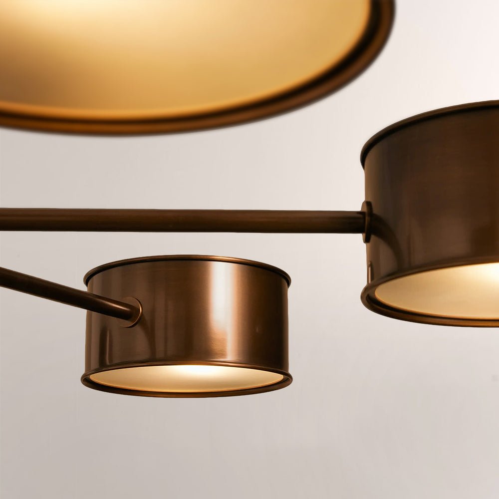 Daphna Metal Round Chandelier - Zelno Lighting