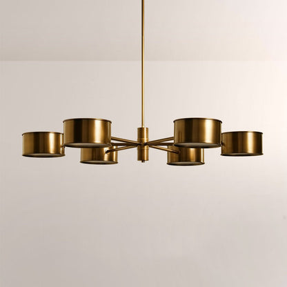 Daphna Metal Round Chandelier - Zelno Lighting