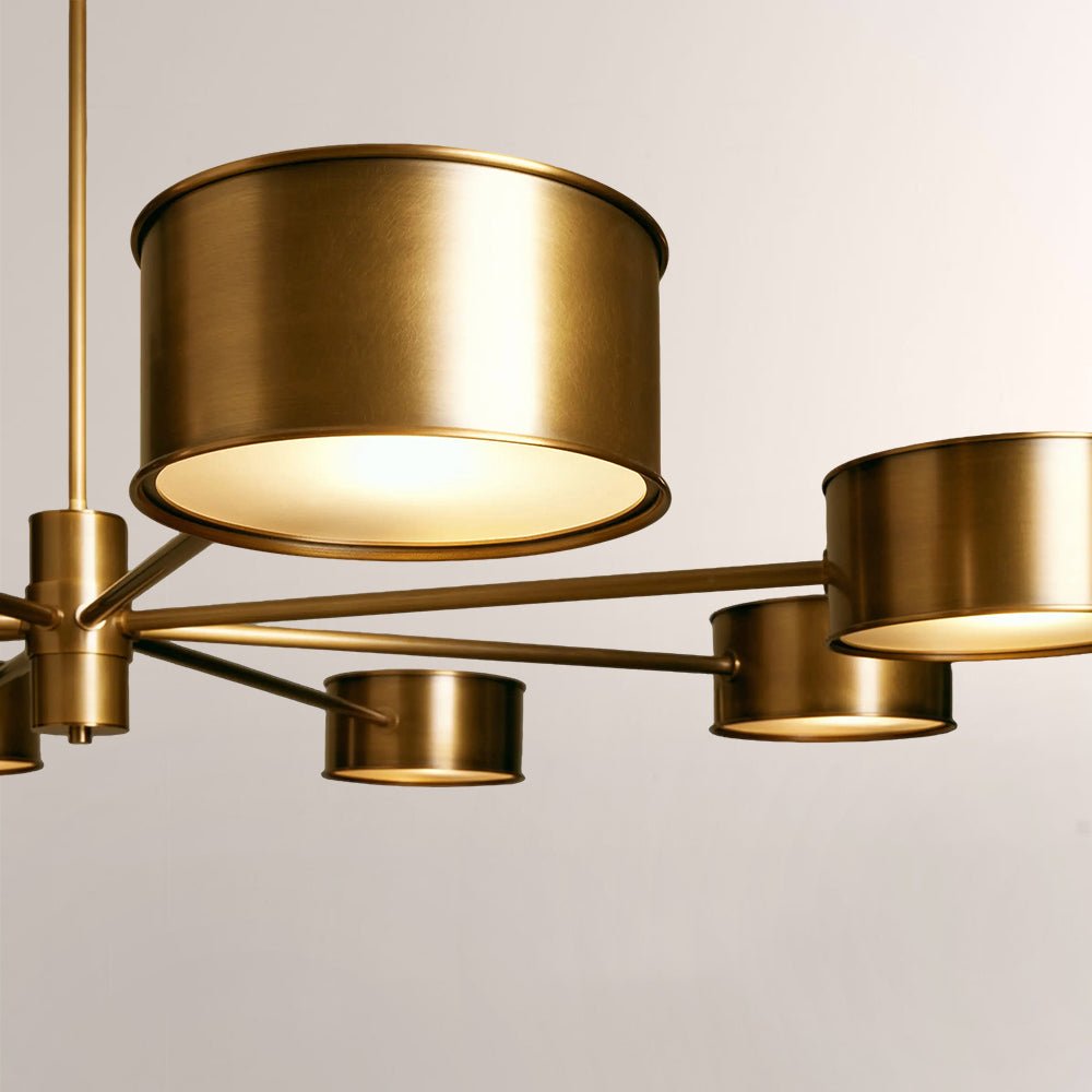 Daphna Metal Round Chandelier - Zelno Lighting