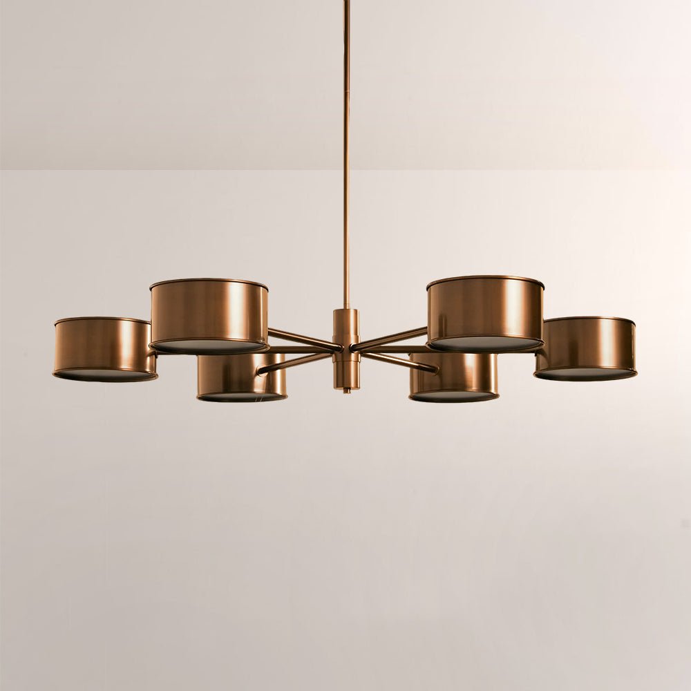 Daphna Metal Round Chandelier - Zelno Lighting