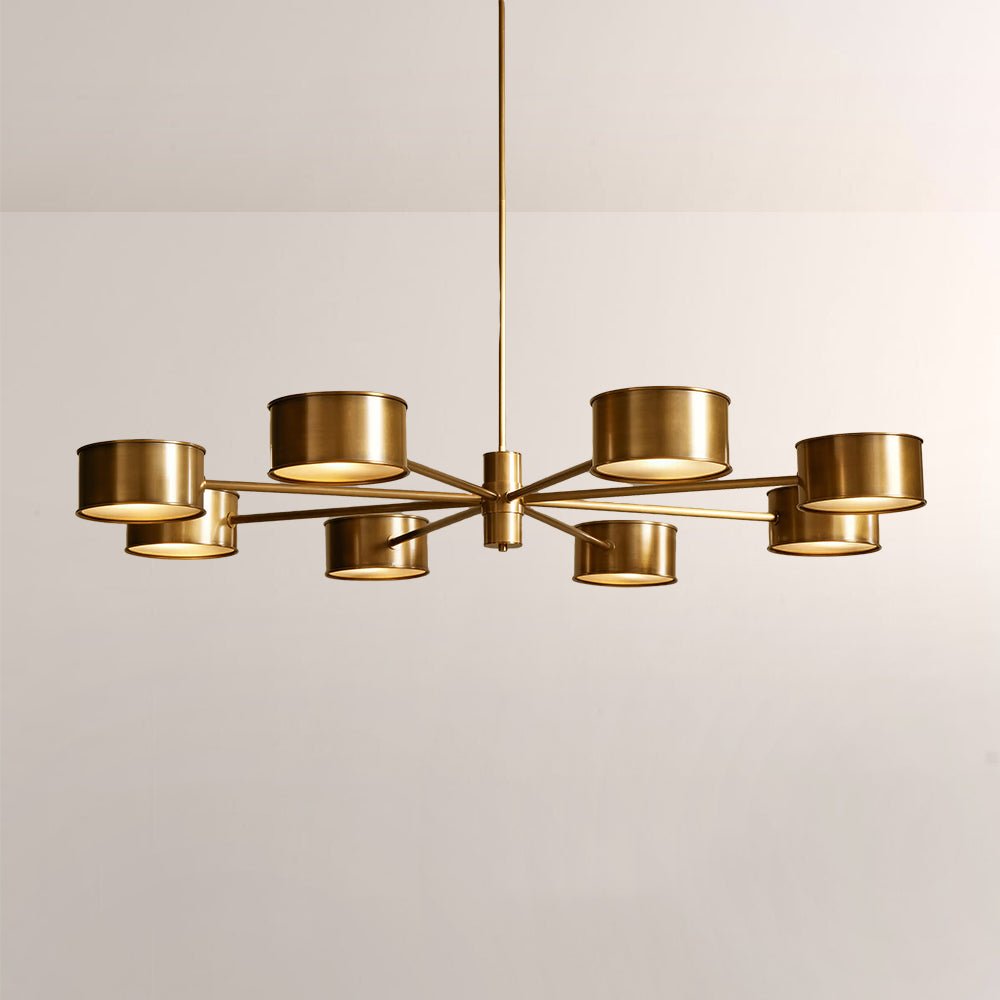 Daphna Metal Round Chandelier - Zelno Lighting