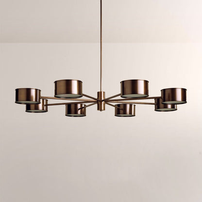 Daphna Metal Round Chandelier - Zelno Lighting