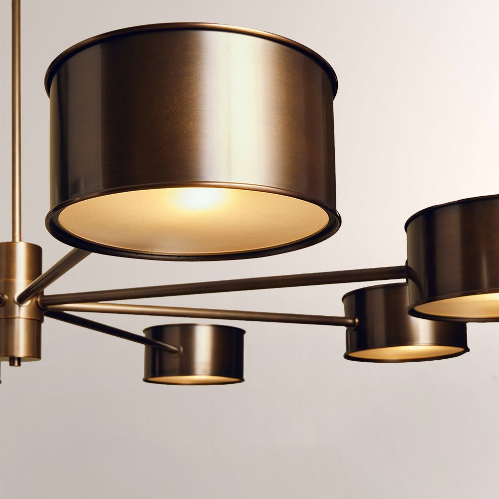 Daphna Metal Round Chandelier - Zelno Lighting