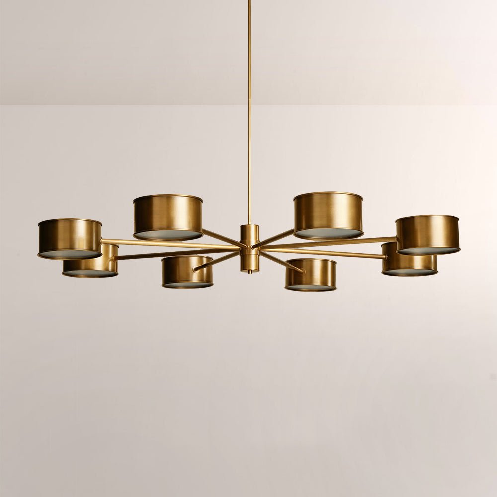 Daphna Metal Round Chandelier - Zelno Lighting