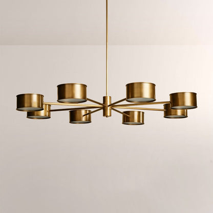 Daphna Metal Round Chandelier - Zelno Lighting