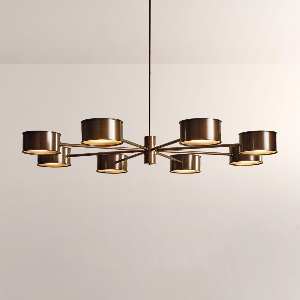 Daphna Metal Round Chandelier - Zelno Lighting
