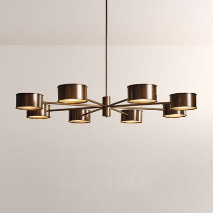 Daphna Metal Round Chandelier - Zelno Lighting