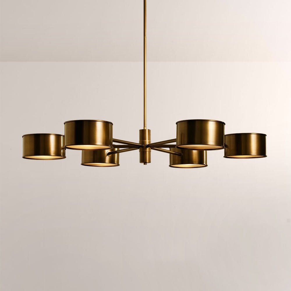 Daphna Metal Round Chandelier - Zelno Lighting