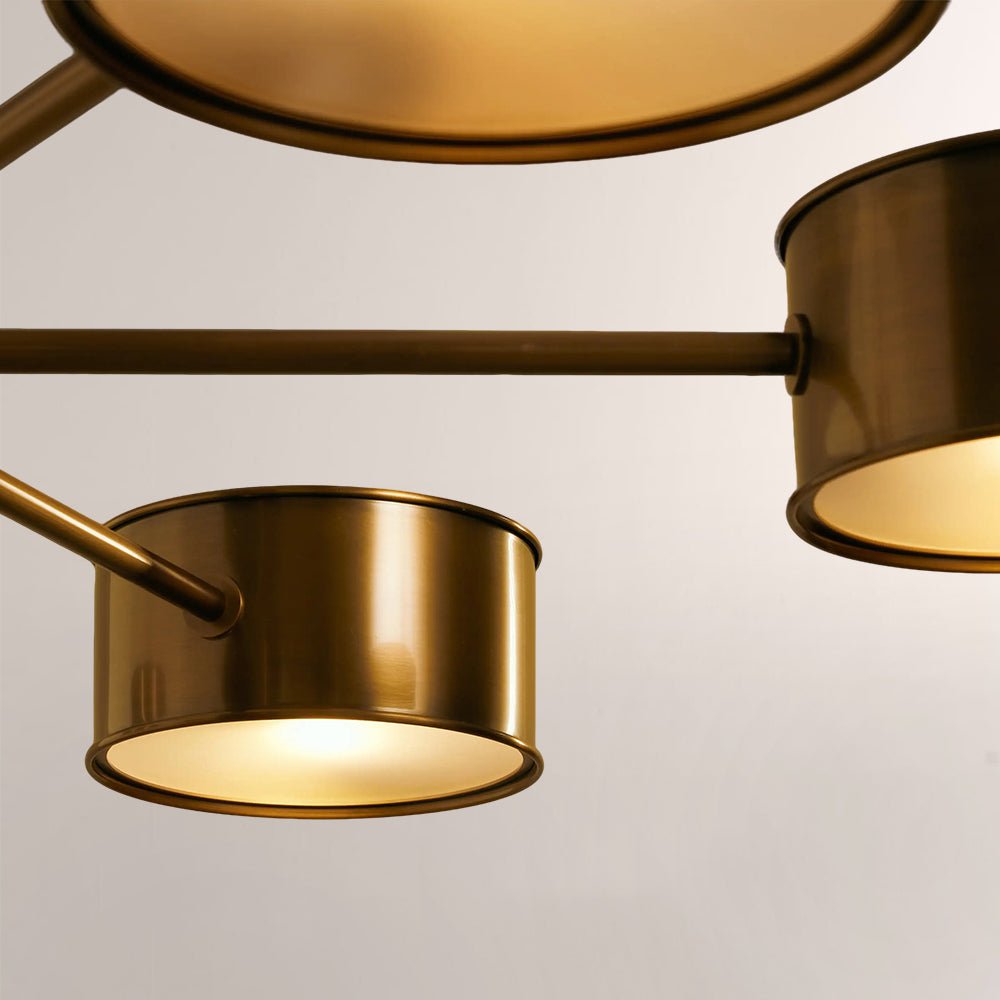 Daphna Metal Round Chandelier - Zelno Lighting