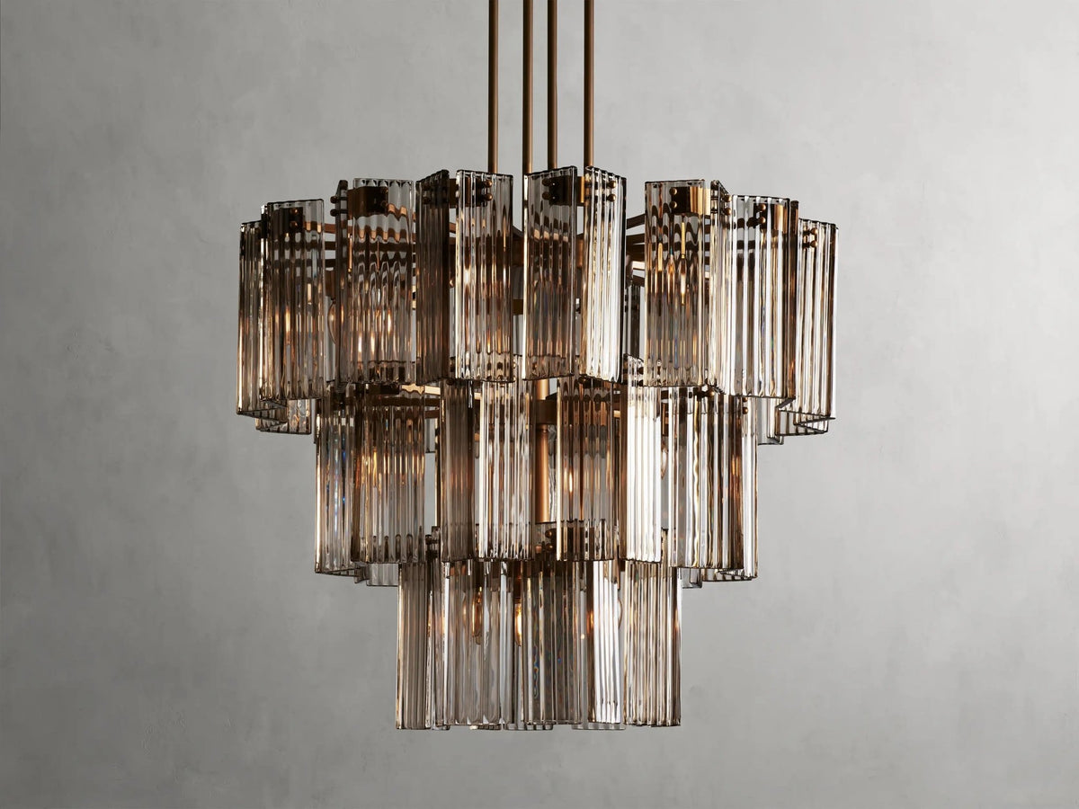 Delsie Round Chandelier 38''48''60'' - Zelno Lighting