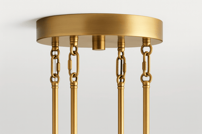 Delsie Round Chandelier 38''48''60'' - Zelno Lighting