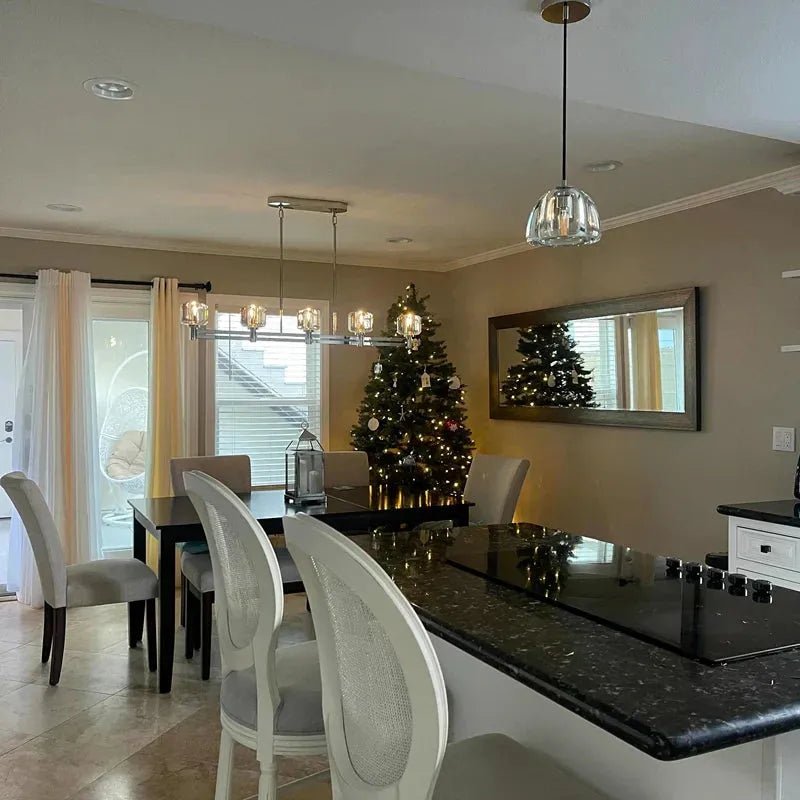 Demaret double Linear chandelier 54", 72" - Zelno Lighting