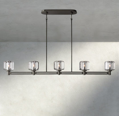 Demaret Linear Chandelier 54", 72" - Zelno Lighting