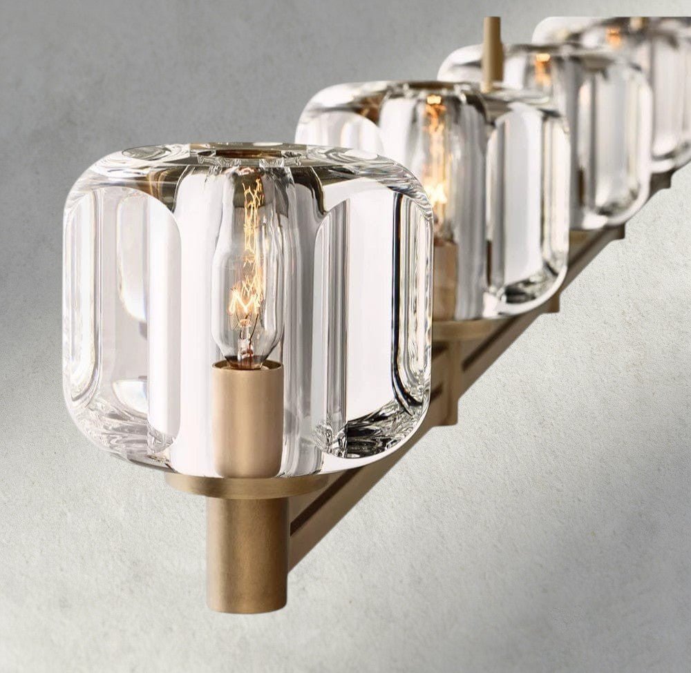Demaret Linear Chandelier 54", 72" - Zelno Lighting