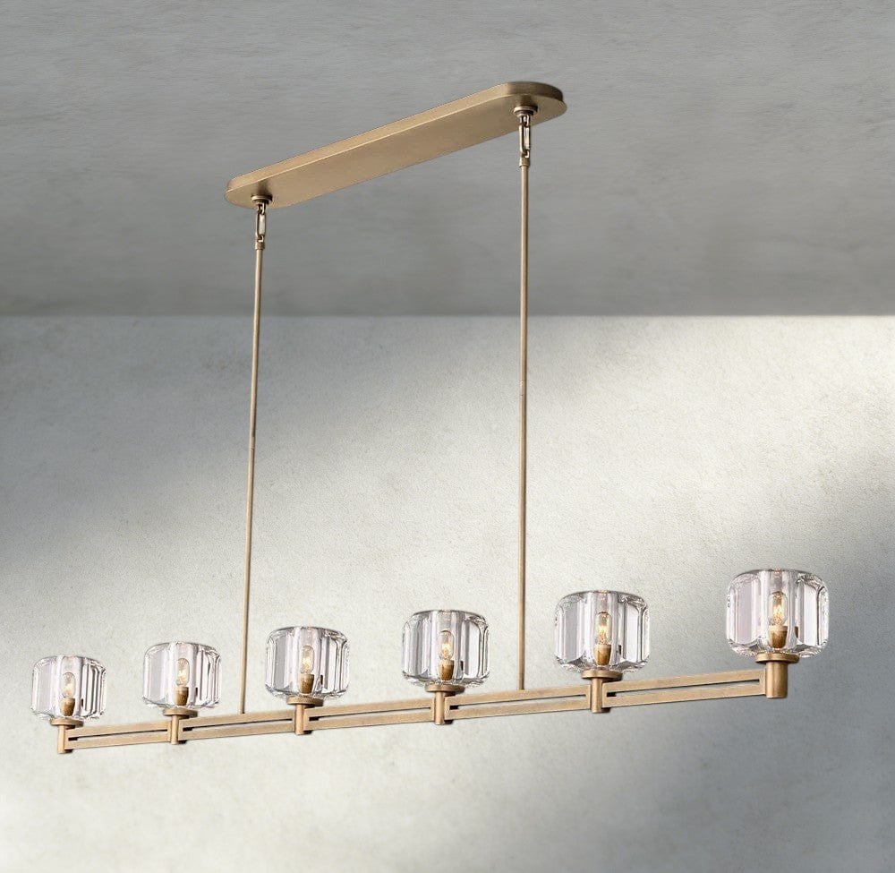 Demaret Linear Chandelier 54", 72" - Zelno Lighting