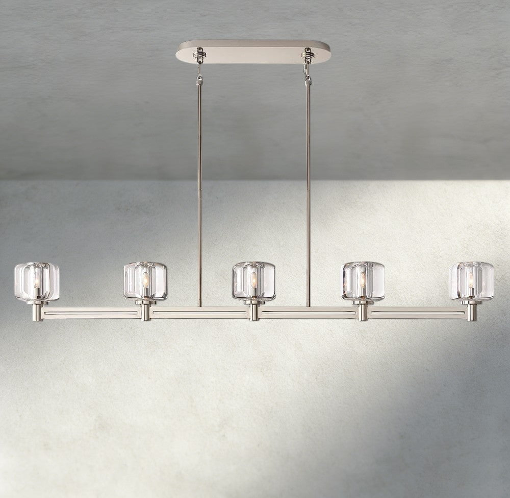 Demaret Linear Chandelier 54", 72" - Zelno Lighting