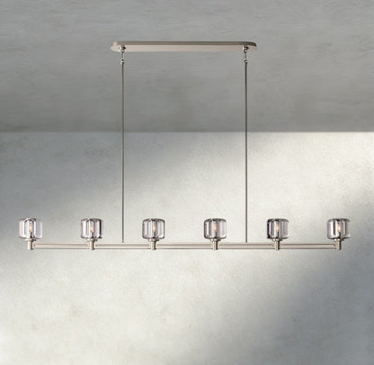 Demaret Linear Chandelier 54", 72" - Zelno Lighting