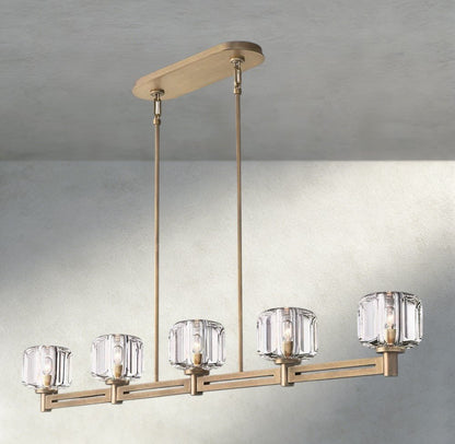 Demaret Linear Chandelier 54", 72" - Zelno Lighting