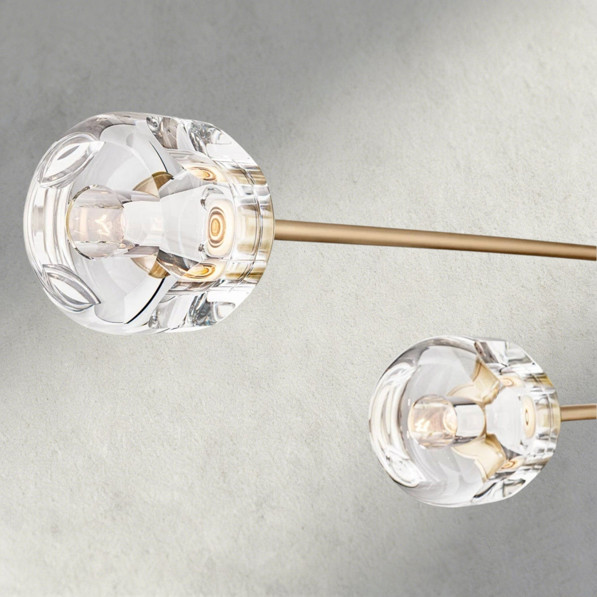 Demaret Mobile Linear Chandelier 54", 72" - Zelno Lighting