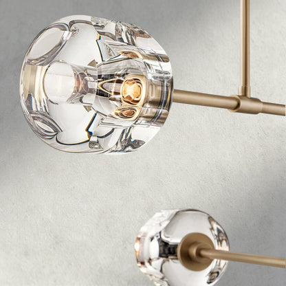 Demaret Mobile Round Chandelier 48", 62" - Zelno Lighting