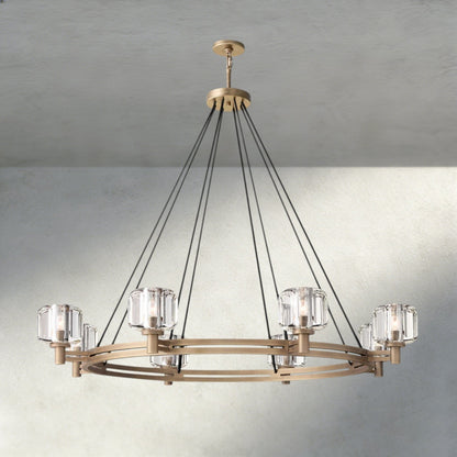 Demaret Round Chandelier 36", 48", 60" - Zelno Lighting