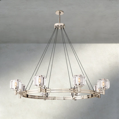 Demaret Round Chandelier 36", 48", 60" - Zelno Lighting