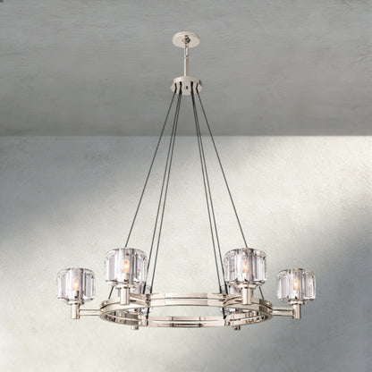 Demaret Round Chandelier 36", 48", 60" - Zelno Lighting