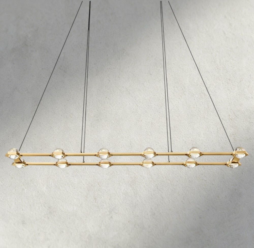 Electant Rectangular Chandelier 54", 72" - Zelno Lighting