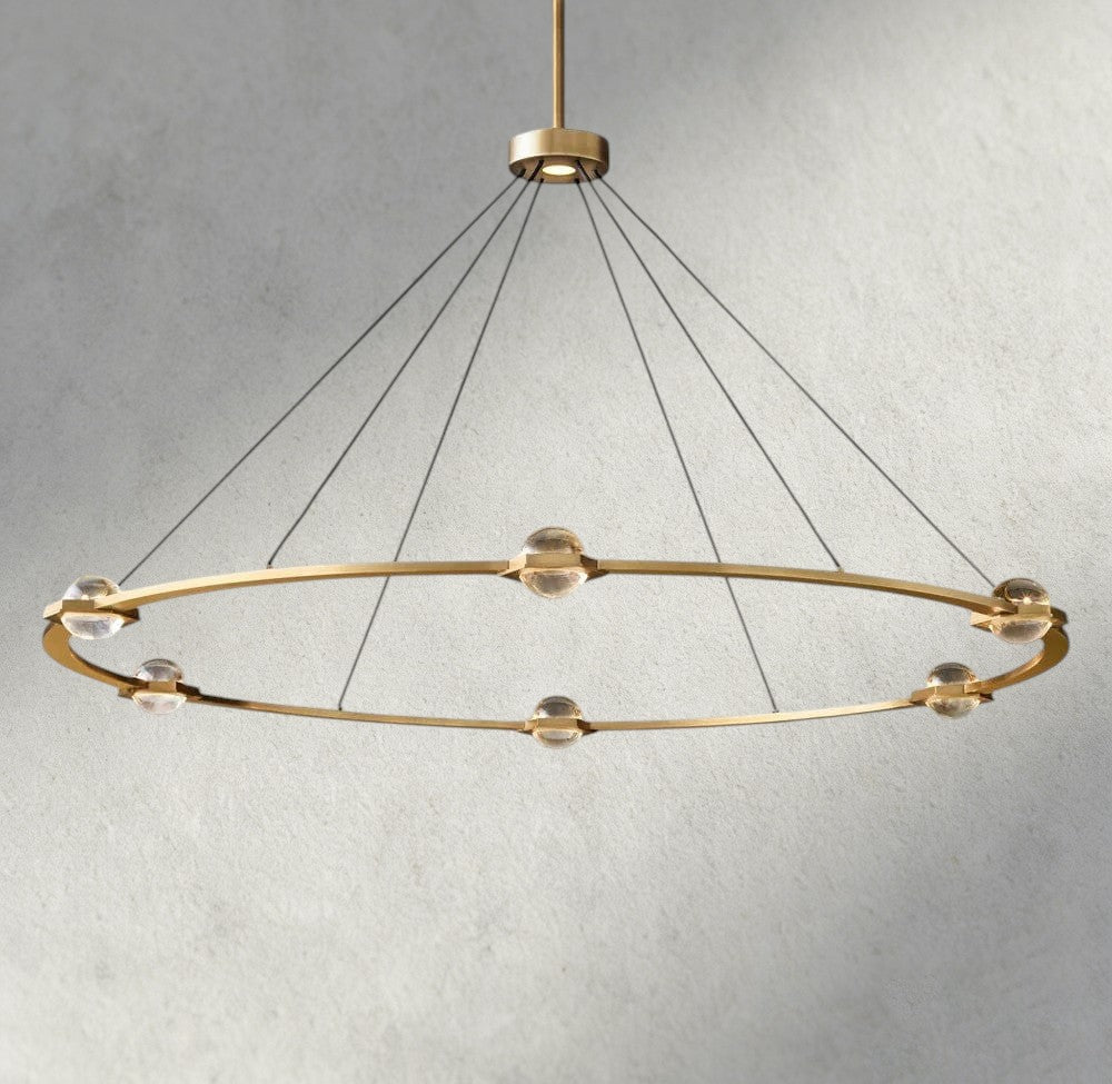 Electant Round Chandelier 36", 48", 60", Two - Tied 60" - Zelno Lighting