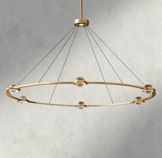 Electant Round Chandelier 36", 48", 60", Two - Tied 60" - Zelno Lighting