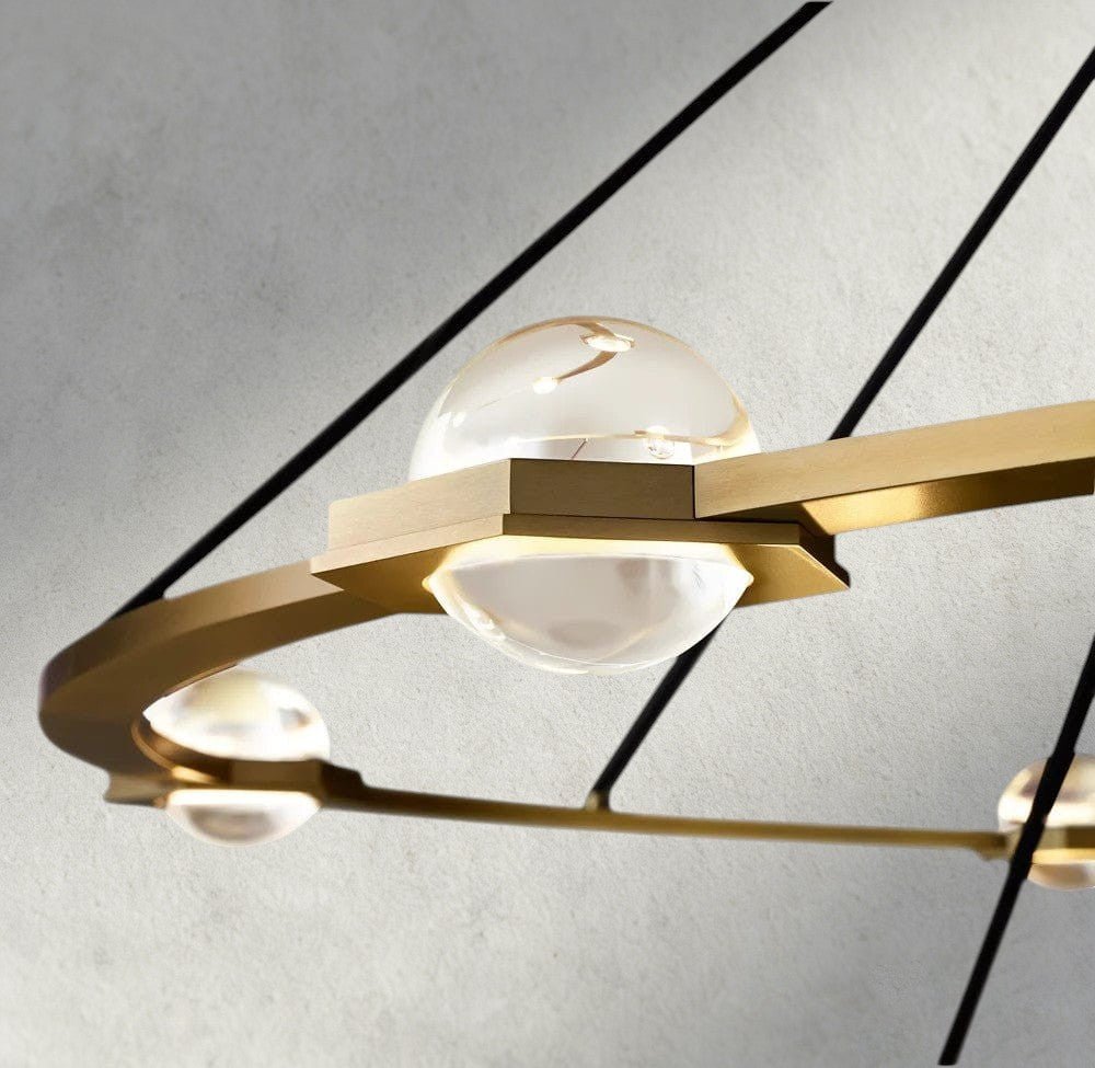 Electant Round Chandelier 36", 48", 60", Two - Tied 60" - Zelno Lighting