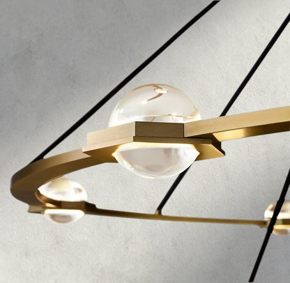 Electant Round Chandelier 36", 48", 60", Two - Tied 60" - Zelno Lighting