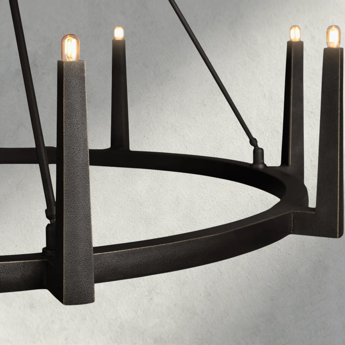 Emmet Round Chandelier 42", 54" - Zelno Lighting