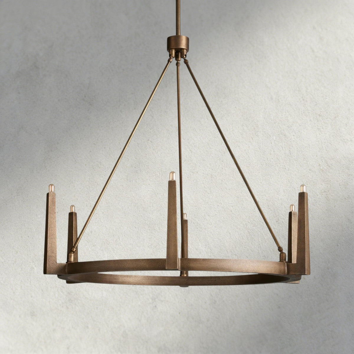 Emmet Round Chandelier 42", 54" - Zelno Lighting