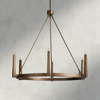 Emmet Round Chandelier 42", 54" - Zelno Lighting