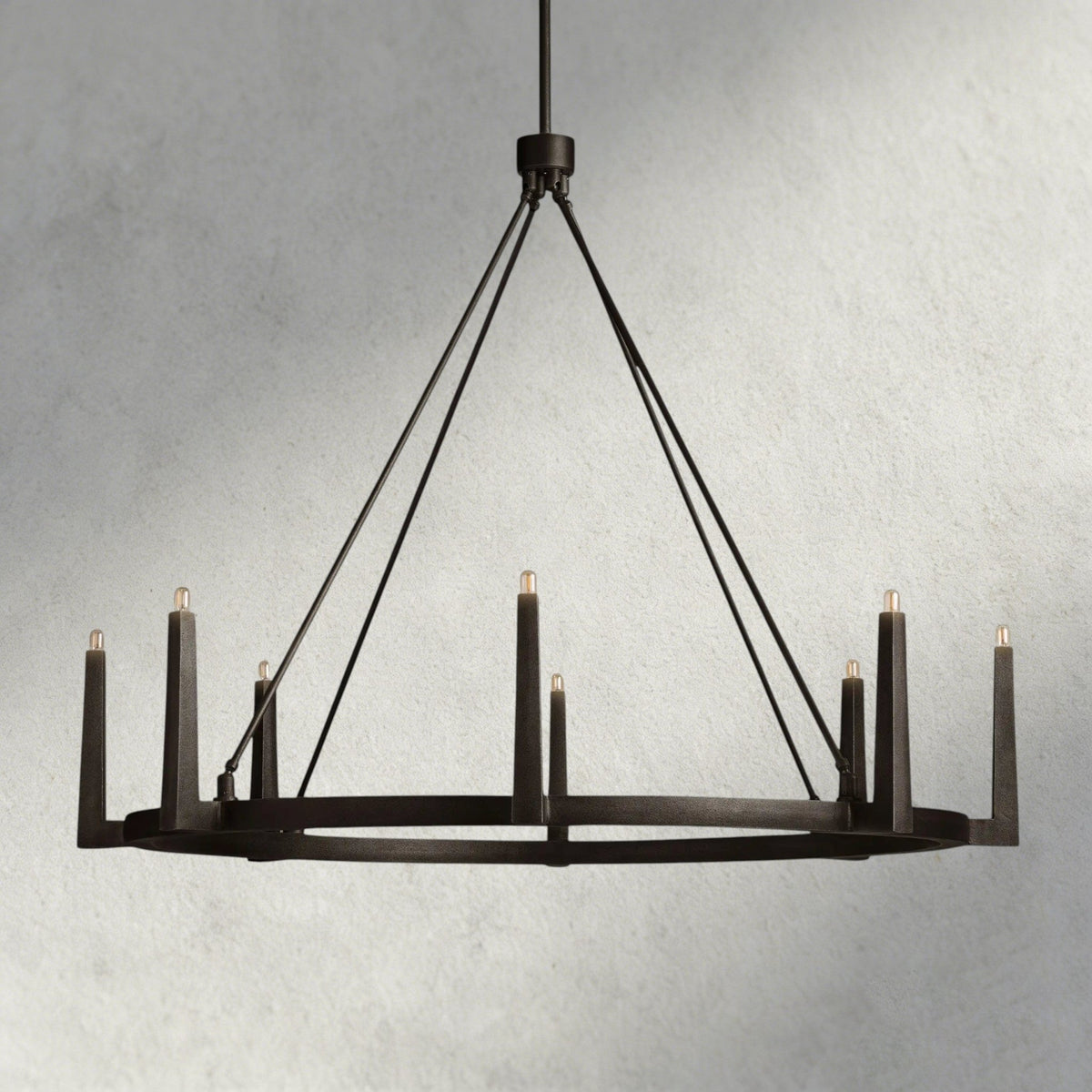 Emmet Round Chandelier 42", 54" - Zelno Lighting