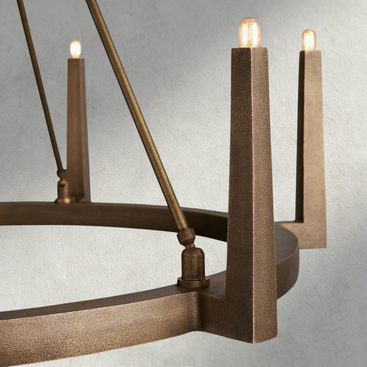 Emmet Round Chandelier 42", 54" - Zelno Lighting