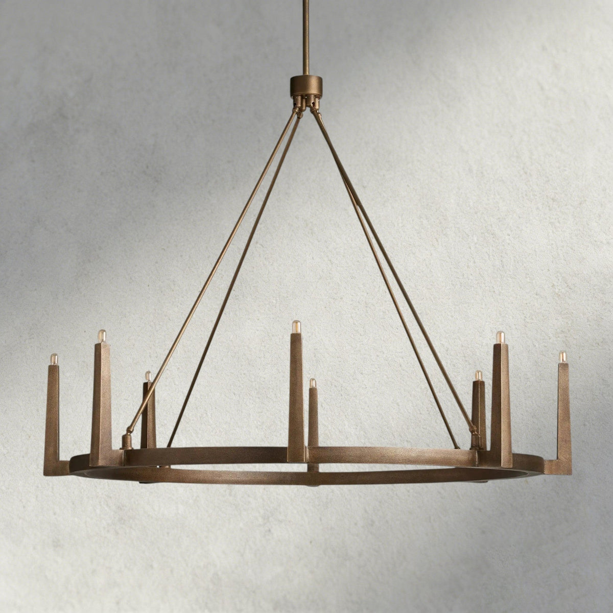 Emmet Round Chandelier 42", 54" - Zelno Lighting
