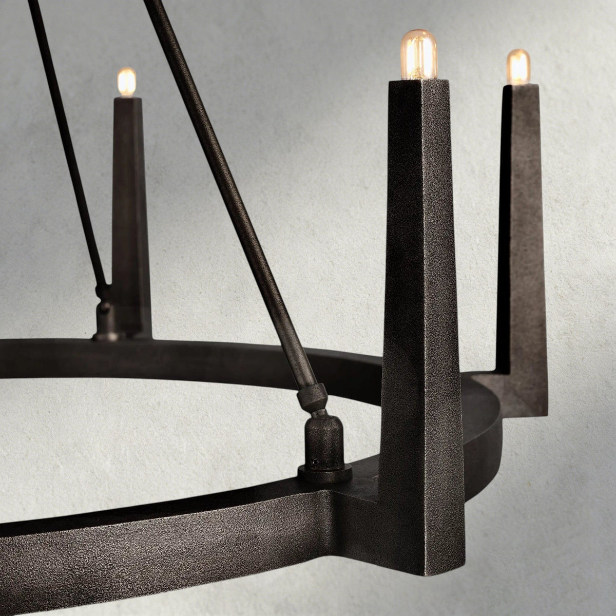 Emmet Round Chandelier 42", 54" - Zelno Lighting