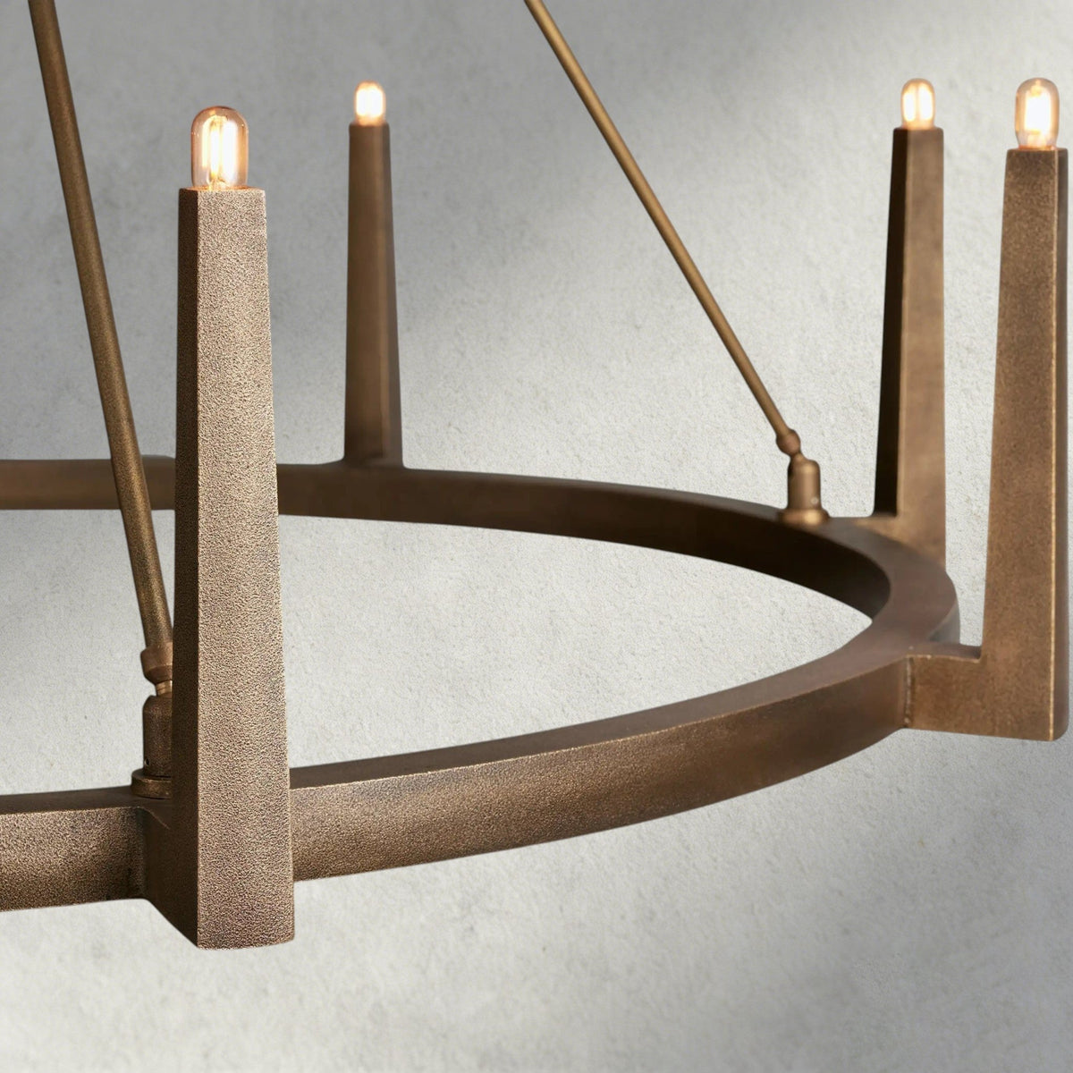 Emmet Round Chandelier 42", 54" - Zelno Lighting