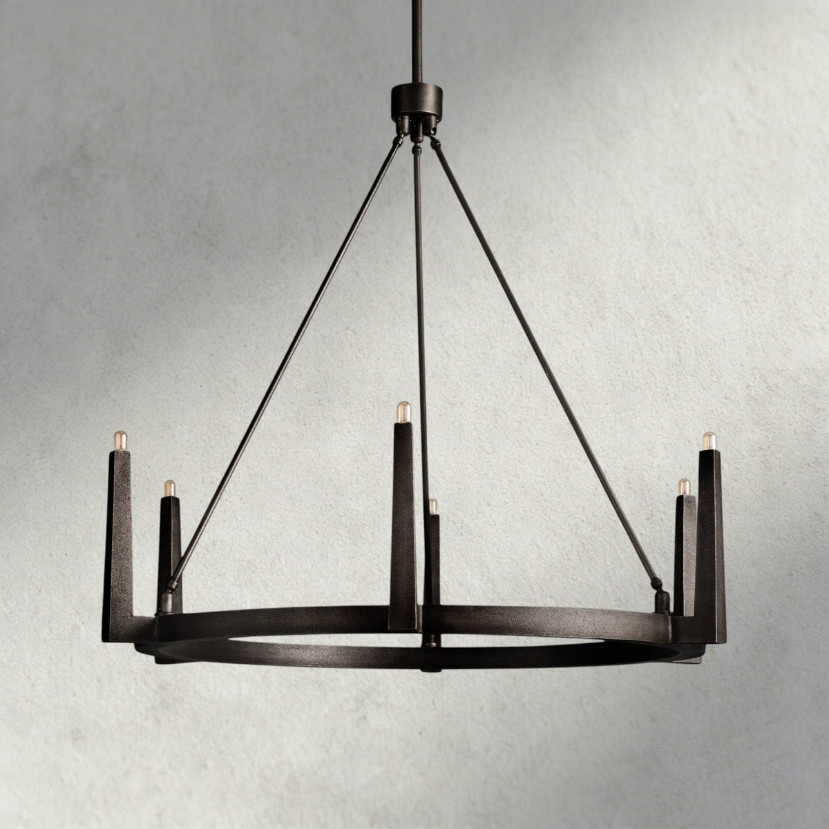 Emmet Round Chandelier 42", 54" - Zelno Lighting